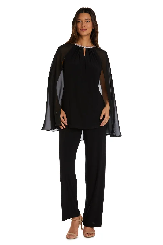 Special Discount R&M Richards 9104 Cape Formal Long Jumpsuit