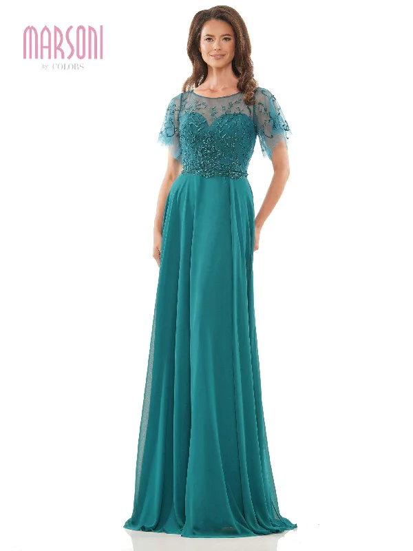 Special Savings Marsoni Long Mother of the Bride Chiffon Dress M323