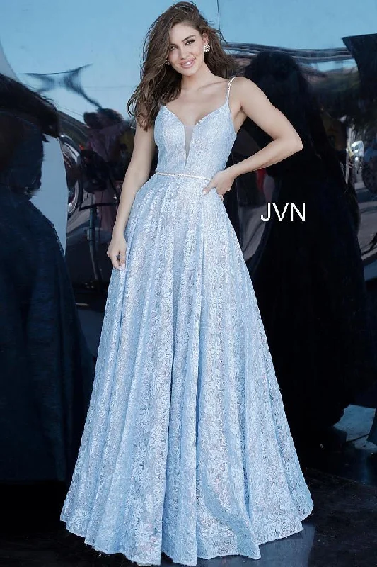 Bargain Bin Jovani 03111 Prom Long Spaghetti Strap Formal Dress