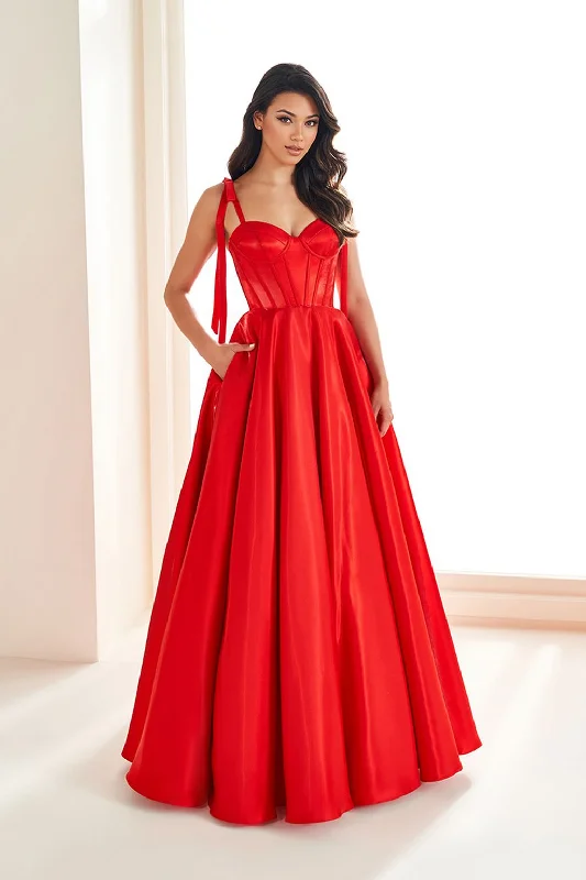 Blowout Deals Ellie Wilde EW36210 Formal Long Ball Gown Corset Prom Dress
