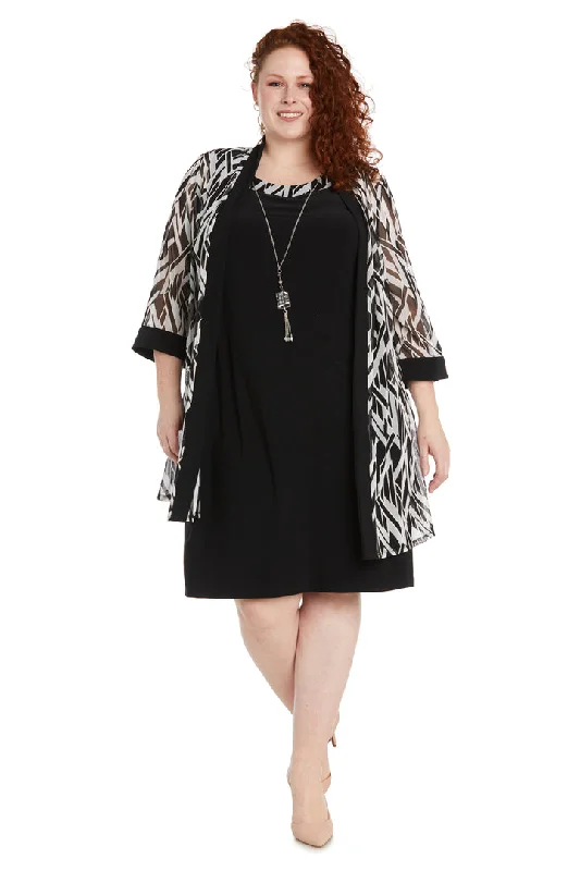 Lowest Prices R&M Richards 1466W Short Plus Size Jacket Dress