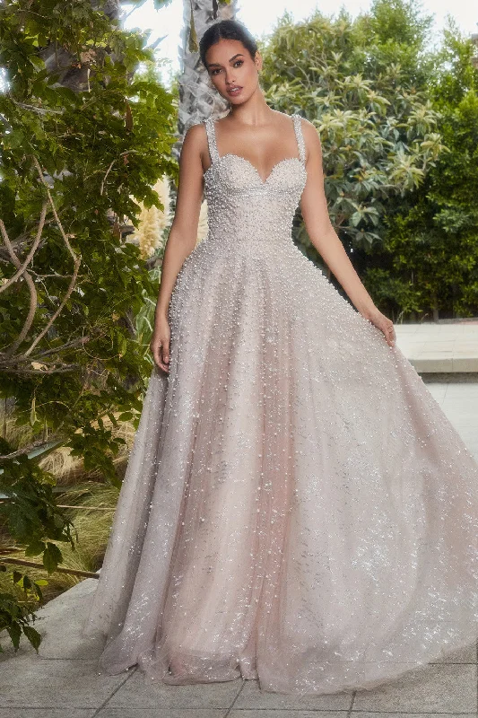 Can't Miss Andrea & Leo A1180 Long Sleeveless Evening Gown