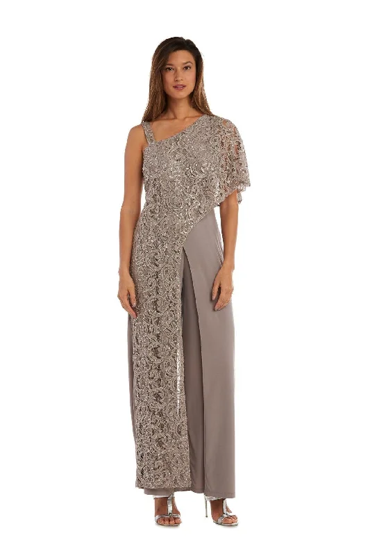 Price Buster R&M Richards 3556 Asymmetric Evening Jumpsuit Sale