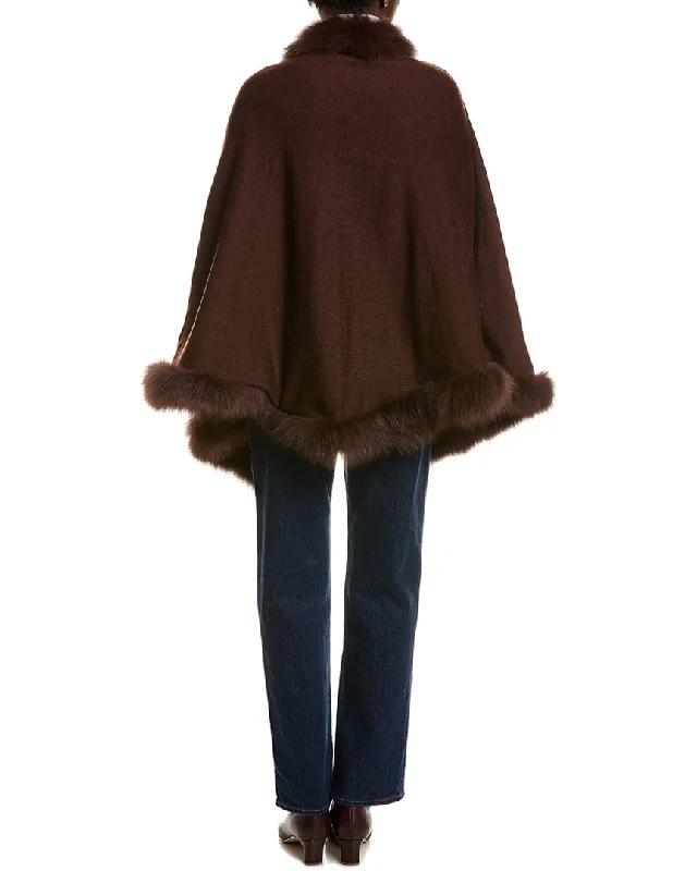 Exclusive Preview La Fiorentina Wool-Blend Cape