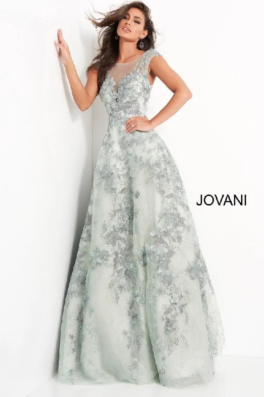 YEAR-End Sale Jovani 04438 Long A-line Prom Dress