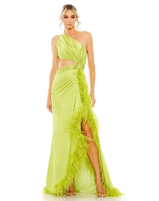 Time-Limited Offer Mac Duggal 11689 Prom Long One Shoulder Formal Gown