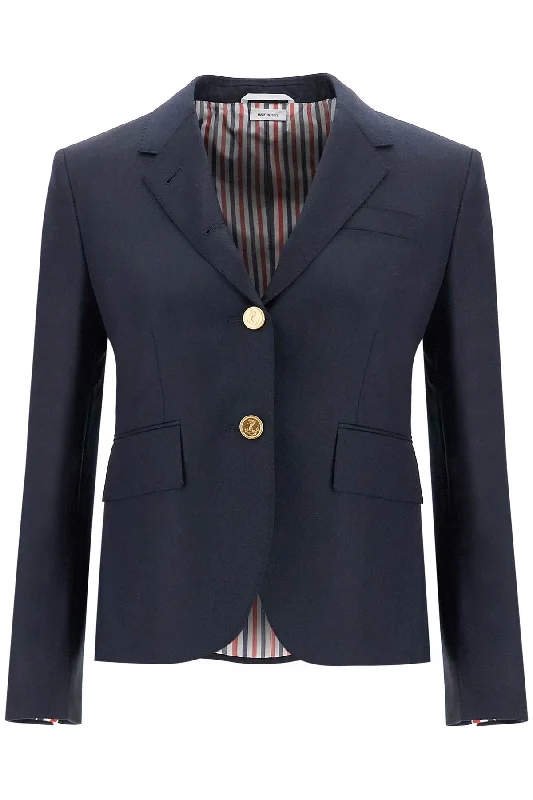 Price Smash Thom e Women's Single-Breasted Cropped Jacket In 120'S Wool