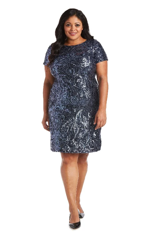 Don't Wait R&M Richards 5051W Short Mother Of The Bride Dress Sale