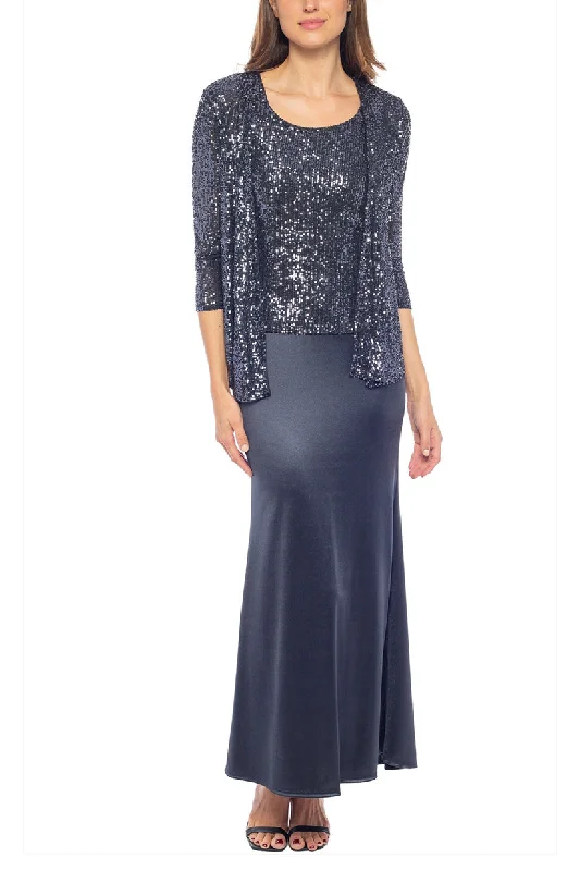 Unmissable Offer Marina 268541 Long Sequin Mother of the Bride Jacket Dress
