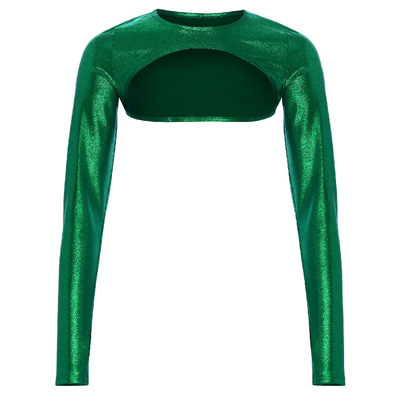Can't Miss Emerald Jewel Athletic Shrug