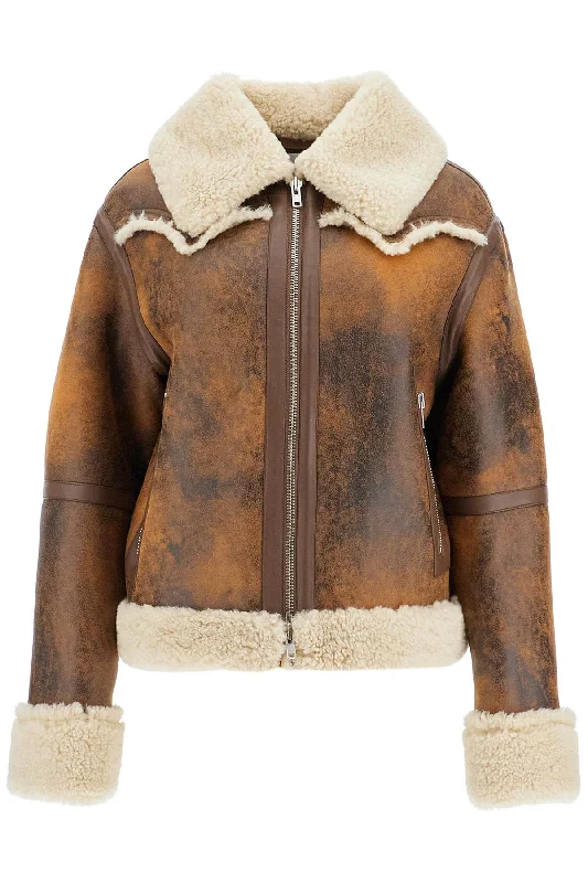 Shop and Save Stand Studio Women's Lessie Faux Shearling Jacket