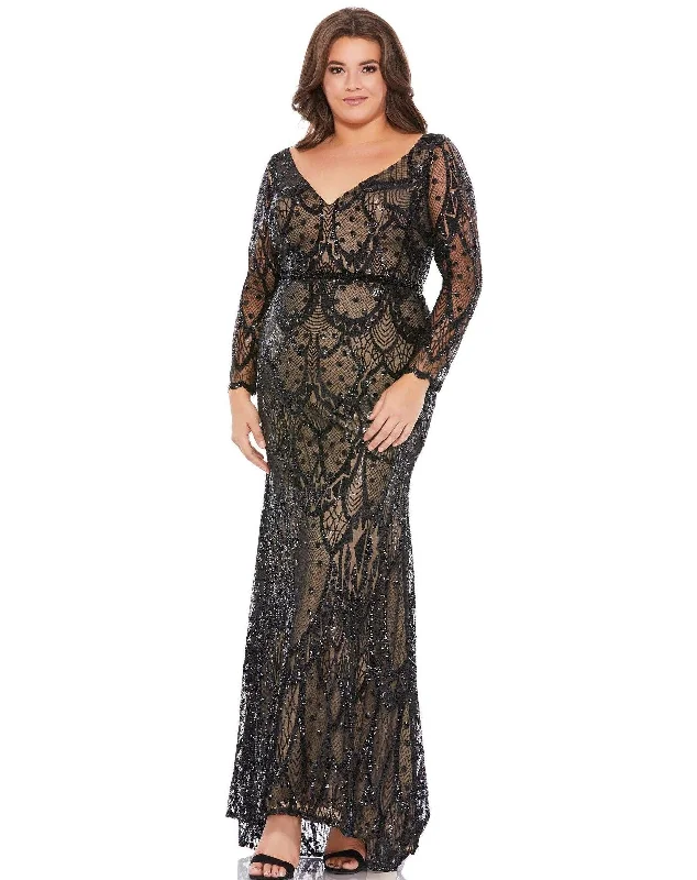 Special Savings Mac Duggal Fabulouss Plus Size Long Dress Sale