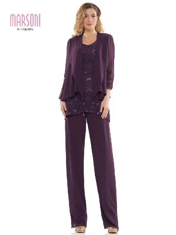 Special Discount Eggplant 22 Marsoni Formal Mother of the Bride Pant Suit Sale 303 Sale