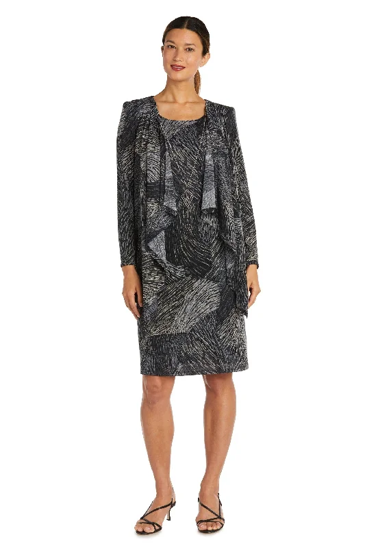 Major Savings R&M Richards 9156 Short Mother Of The Bride Dress