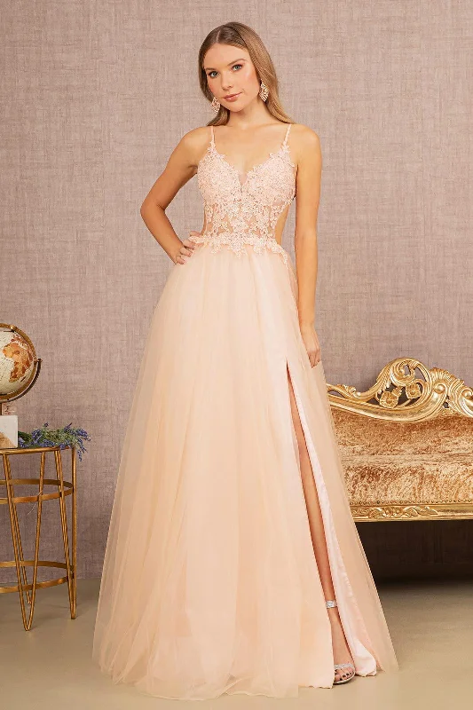 Buy More, Save More Long Spaghetti Strap A Line Prom Dress