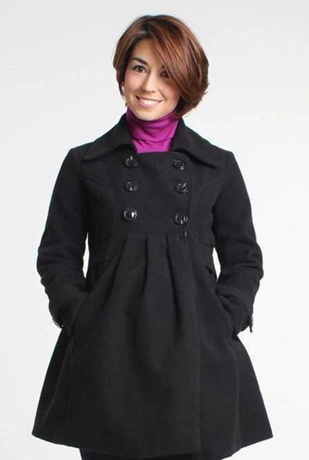Unmissable Offer Waverly Maternity Coat Black