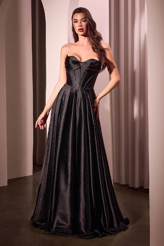 Deal Dash Cinderella Divine CD378 Prom Long Formal A Line Slit Dress