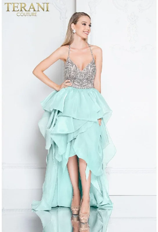 Act Now Terani Couture 1811P5782 High Low Prom Dress Sale