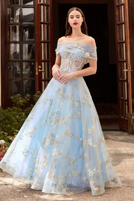 Amazing Deals Cinderella Divine CD963 Strapless Long Prom Dress
