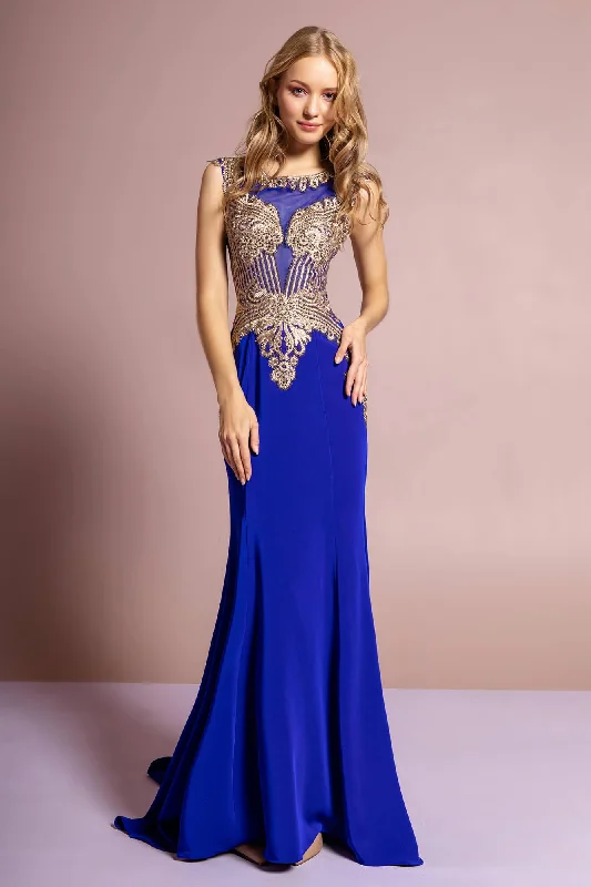 Take Advantage Sleeveless Long Prom Dress Formal Train Sale