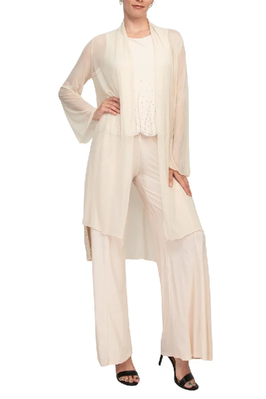 Online Only Marina 267493 Long 2 Piece Formal Mother of the Bride Pantsuit