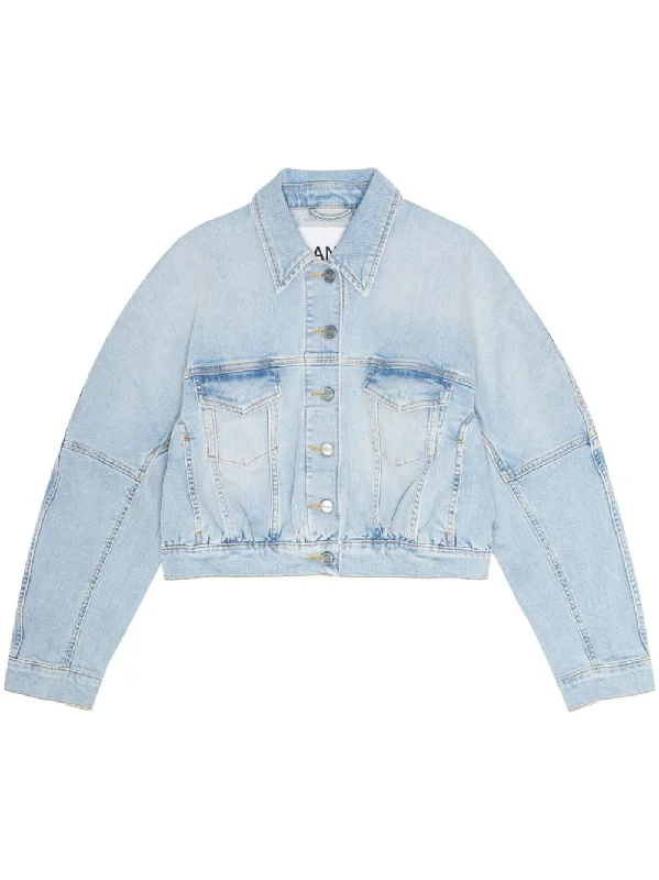 Don’t Miss Out Ganni Women's Coats Clear blue