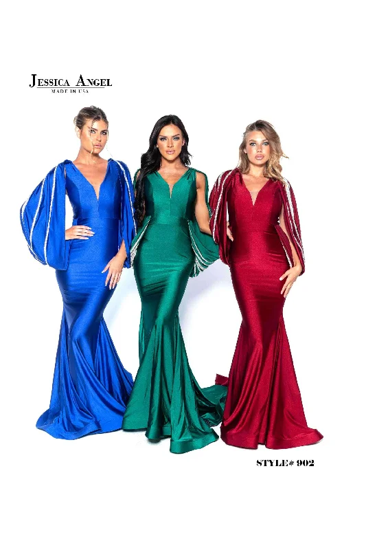 Special Discount Jessica Angel Long Formal Fitted Evening Dress 902