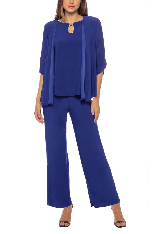 Deal Zone Marina 268397 Long 3 Piece Set Formal Pant Suit