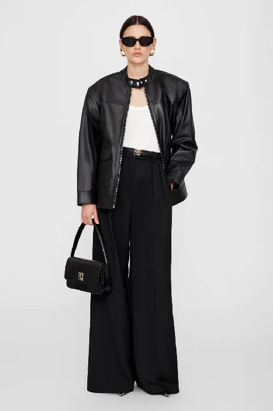 Low Prices Henry Jacket - Black Leather