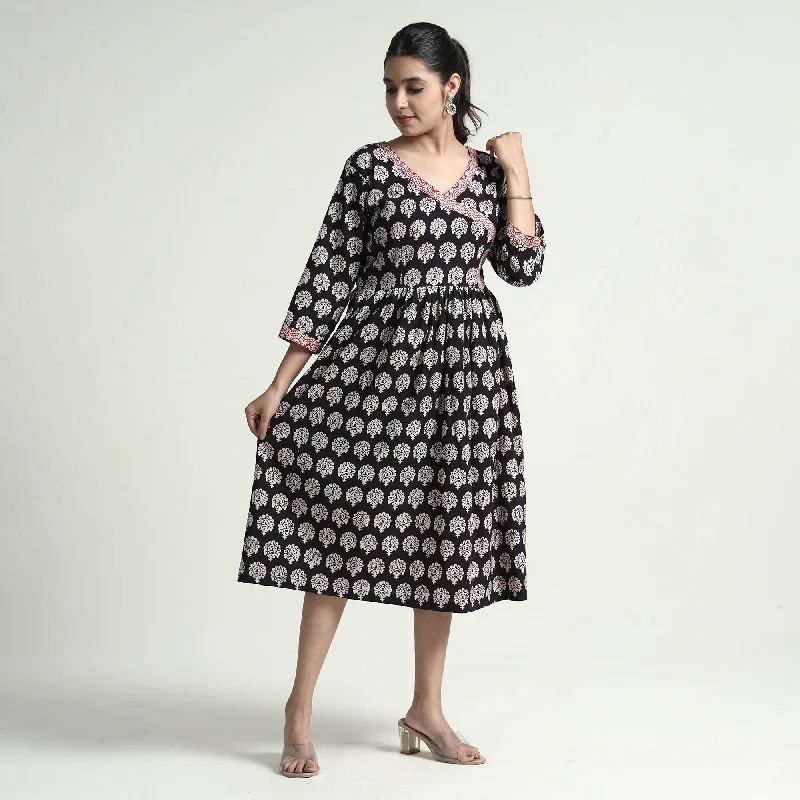 Major Savings Bagh Block Printed Cotton Dress