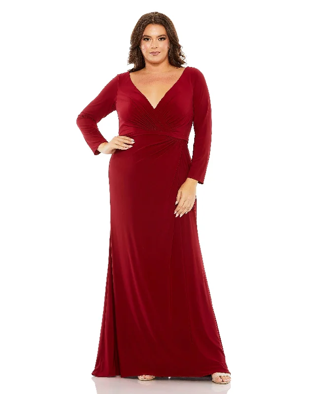 Special Price Mac Duggal 68442 Fabulouss Long Sleeve Fitted Dress Sale
