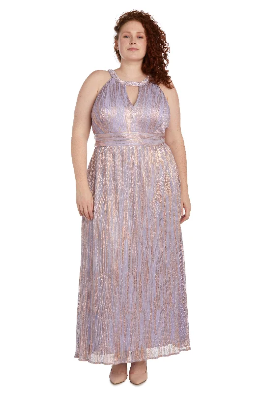 Seasonal Clearance Nightway Long Halter Formal Evening Dress 22030W Sale