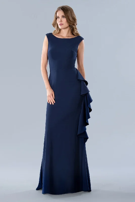 Holiday Sale Stella Couture 23362 Long Formal Ruffle Prom Dress