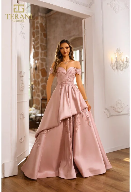 Best Deals Terani Couture 251M4062 Long Ball Gown Formal Prom Dress