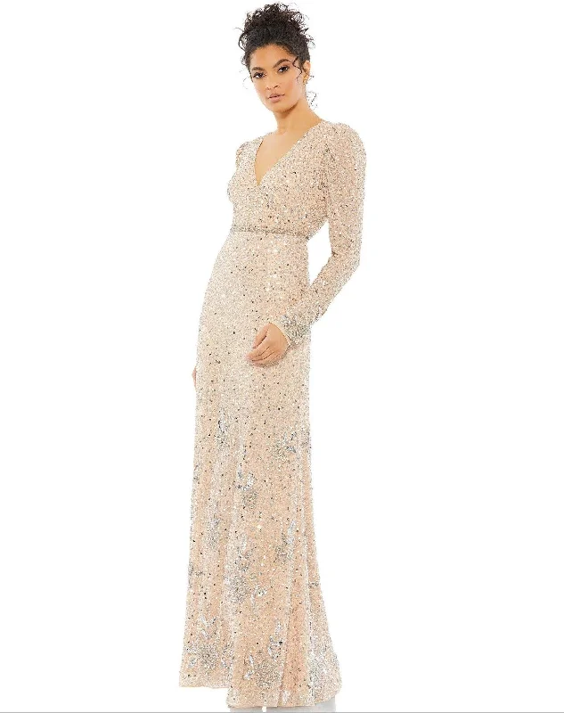 Deal Mania Mac Duggal Formal Long Sleeve Dress Sale