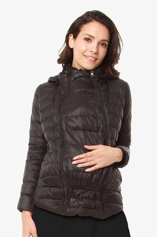 Unbeatable Prices Belle Hooded Down-Filled Maternity Jacket Black