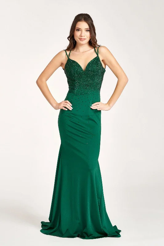 Great Deals Sleeveless Beaded Mermaid Prom Long Dress