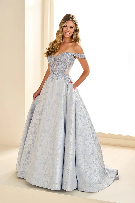 Unbeatable Prices Ellie Wilde EW36078 Long Brocade Ball Gown Formal Prom Dress