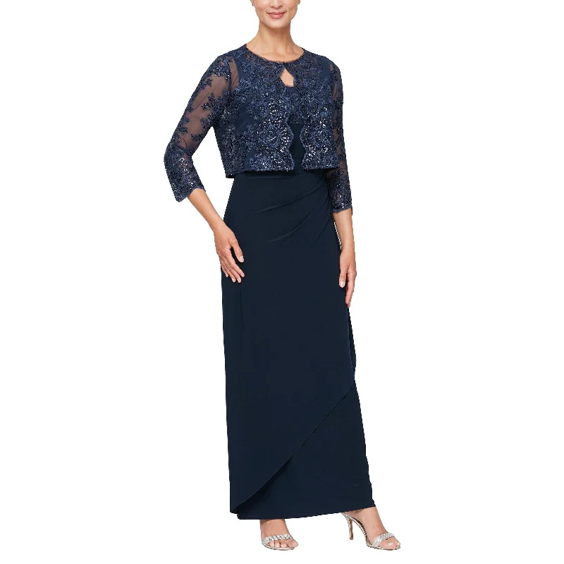 Limited Time Alex Evenings AE81171194 Long Mother of the Bride Dress