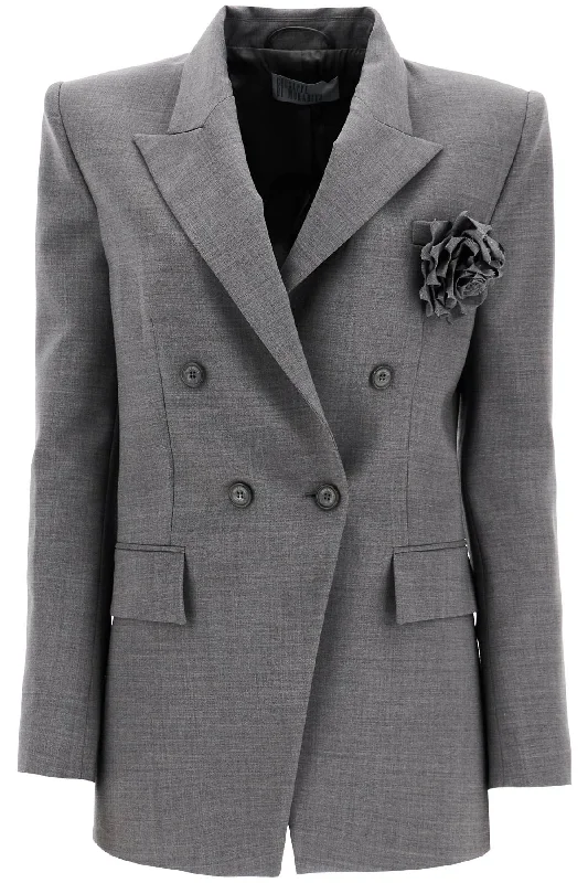 Final Clearance Giuseppe Di Morabito Women's Double-Breasted Wool Stretch Blazer