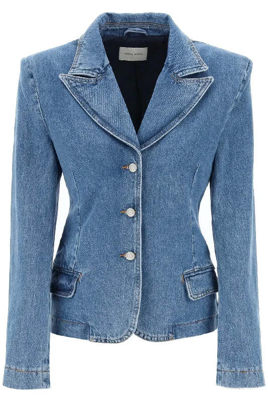 Price Drop Magda Butrym Women's Single-Breasted Jacket In blue