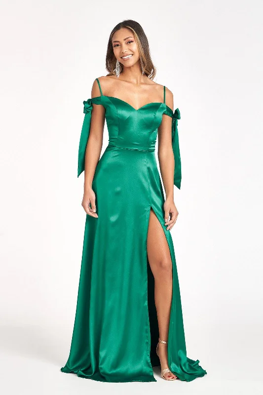 Exclusive Savings Long Off Shoulder Formal Bridesmaid Dress