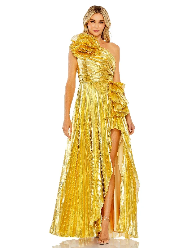 Super Bargain Mac Duggal 11696 Prom One Shoulder Long Gown