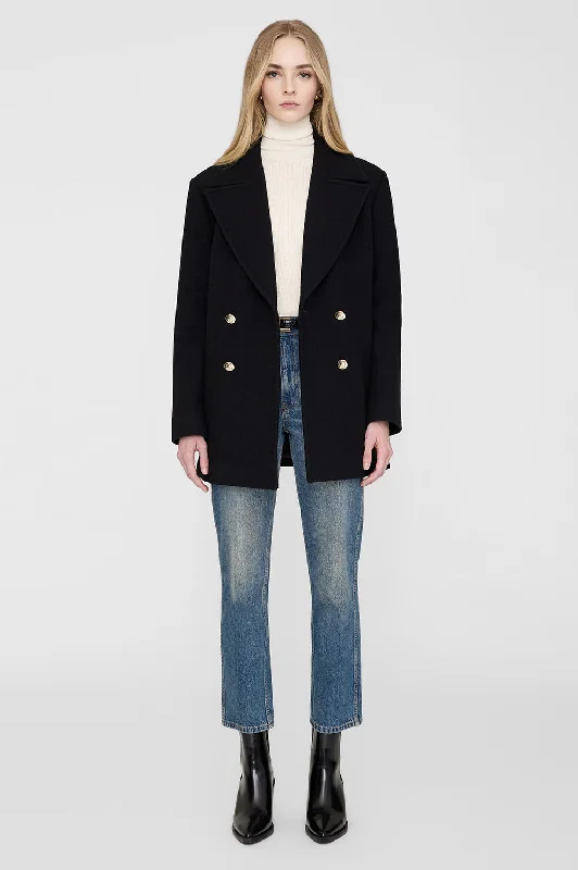 Price Fest Glenn Peacoat - Black