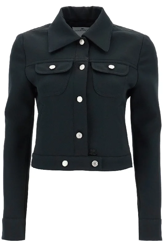 Weekend Special Courreges Women's Twill Trucker Jacket In