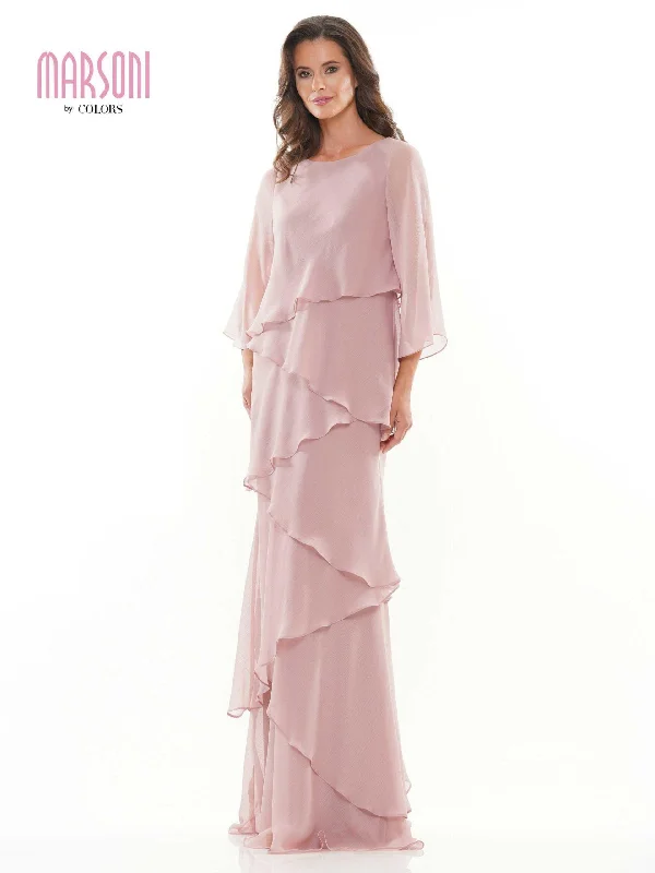 New Deals Marsoni Long Mother of the Bride Chiffon Dress 302 Sale