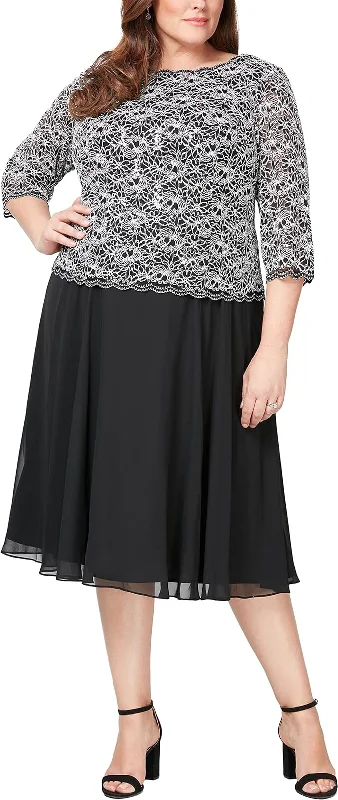 Amazing Deals Alex Evenings 84122529 Short Mother of the Bride Dress