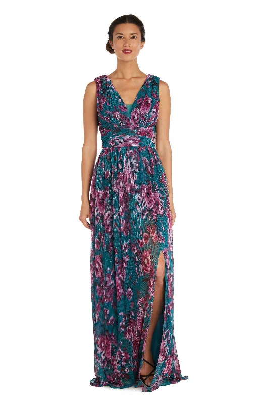 Can't Miss Long Formal Floral Print Dress Sale