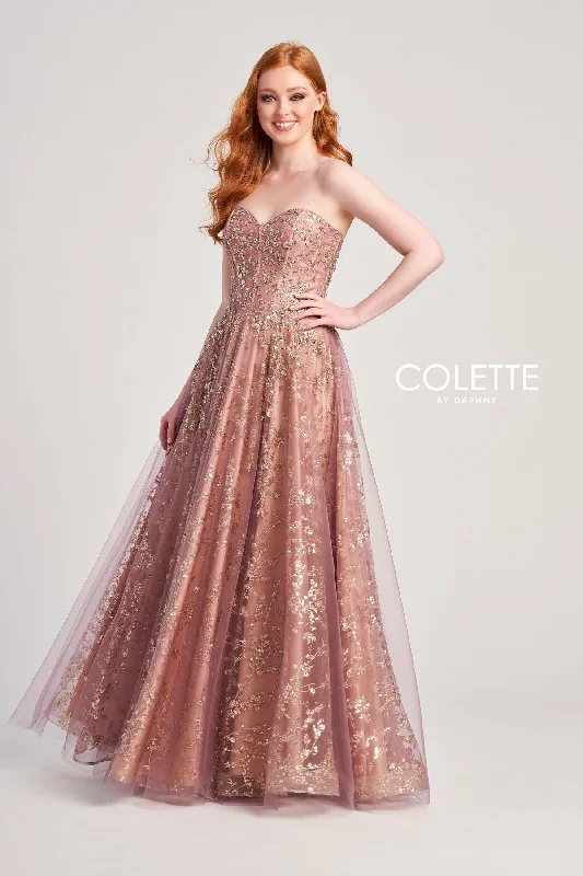 Mega Sale Colette CL5144 Sequin Long Formal Prom Dress