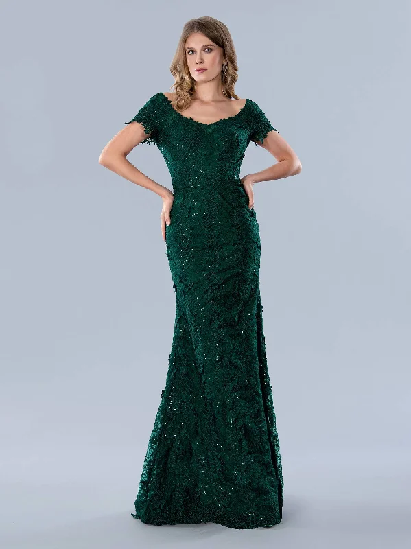 Members Only Stella Couture 23366 Long Mother of the Bride Beaded Formal Dress